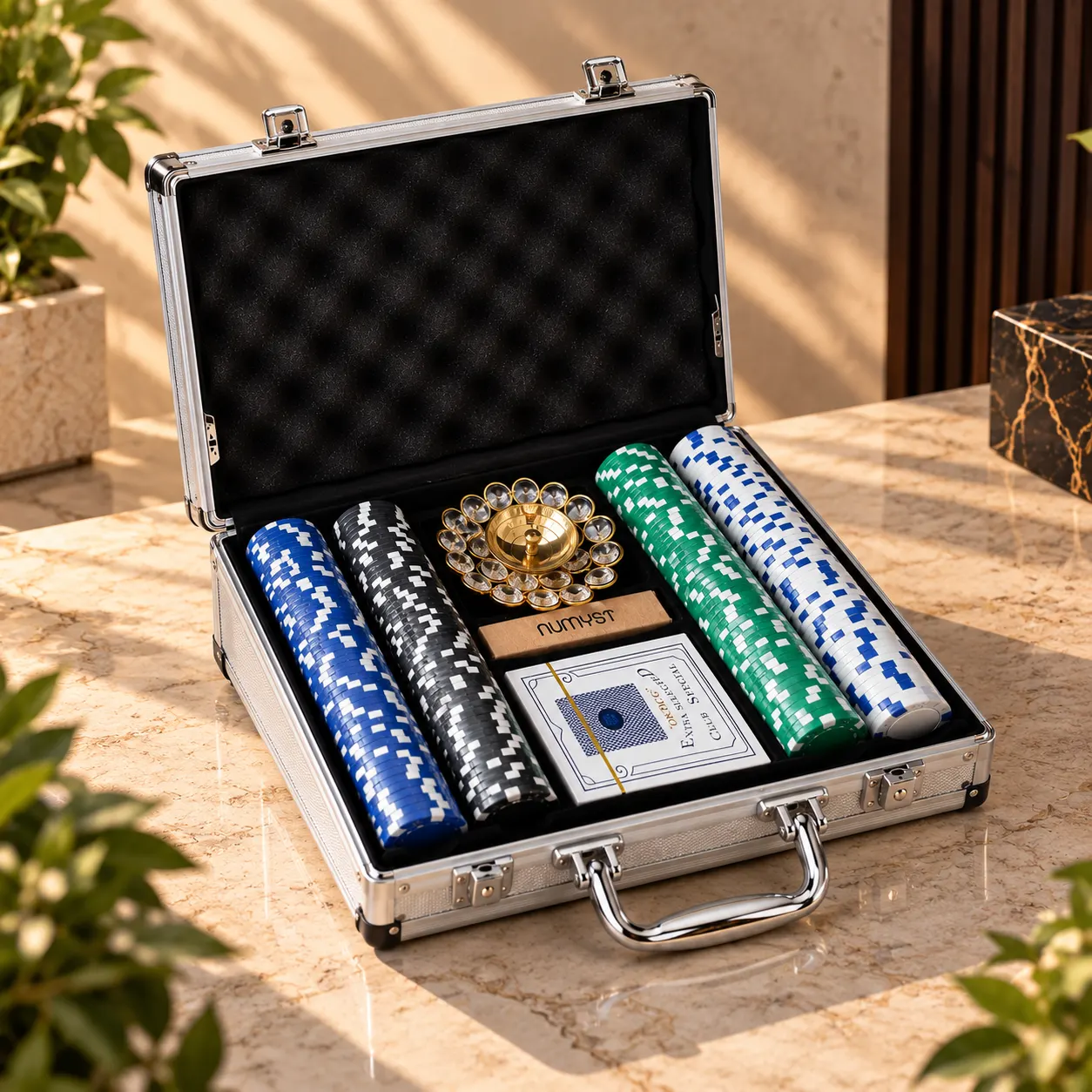 Royal Silver Poker Luxury Gift Set - Image 3