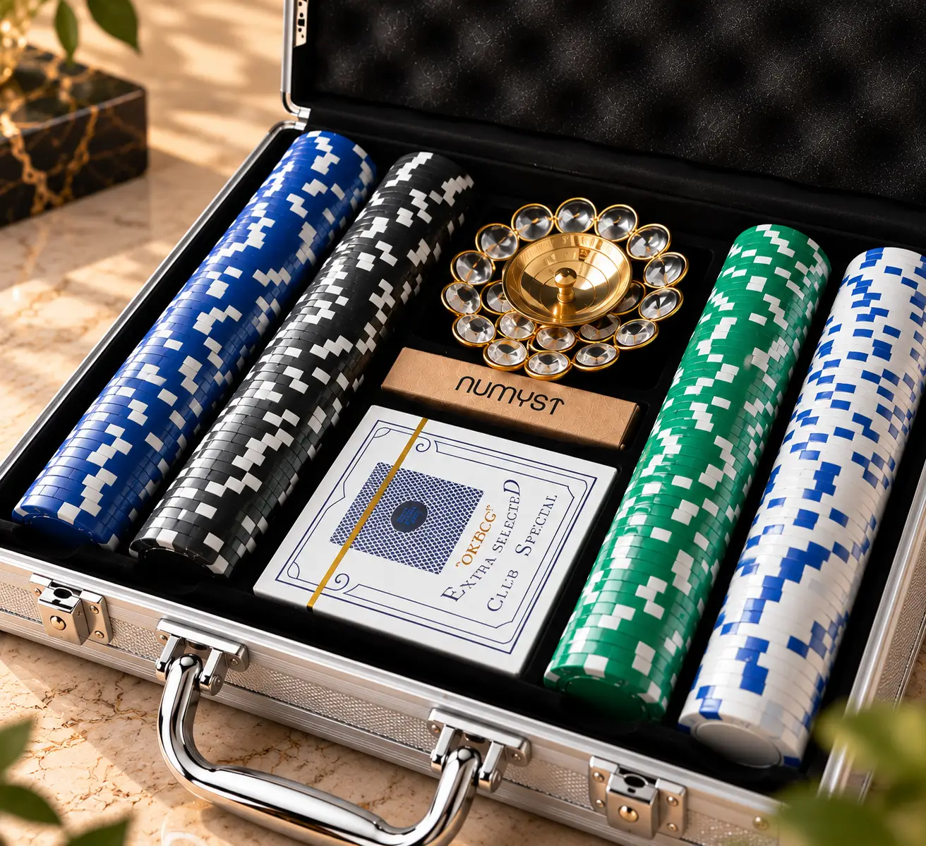 Royal Silver Poker Luxury Gift Set - Image 4